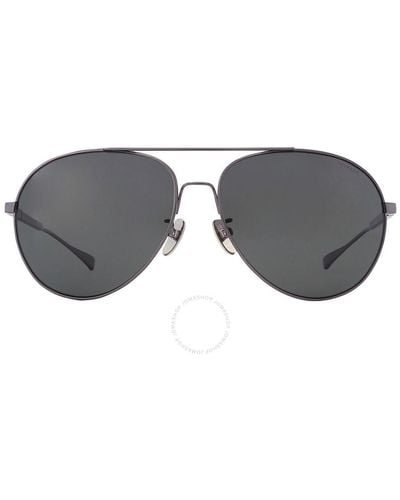 Chopard Green Pilot Sunglasses Schd57m 568p 64 - Gray