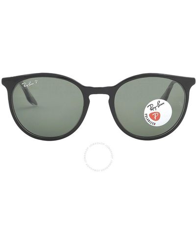 Ray-Ban Polarized Green Phantos Sunglasses Rb2204 919/58 51 - Brown