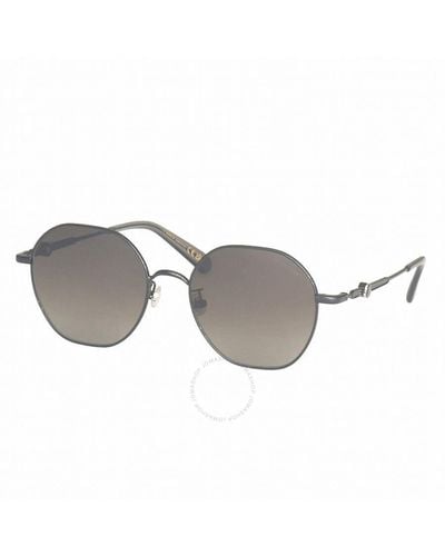Moncler Smoke Gradient Oval Sunglasses Ml0231-k 01b 56 - Gray