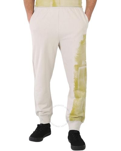 A_COLD_WALL* Bone College Cotton Sweatpants - Natural
