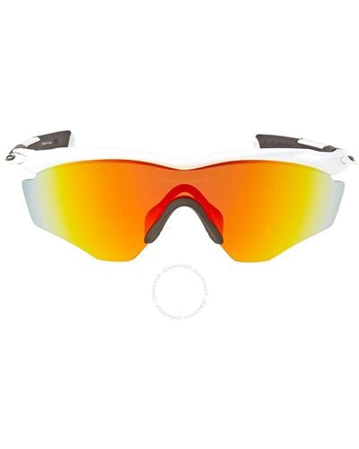 Oakley M2 Xl Fire Iridium Sport Sunglasses Oo9343 934305 - Yellow