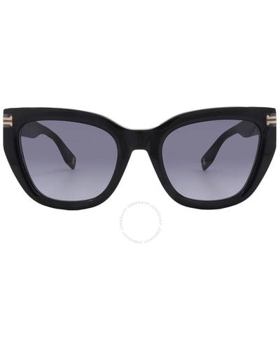 Marc Jacobs Grey Gradient Cat Eye Sunglasses Mj 1070/s 0807/9o 53 - Blue
