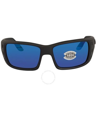 Costa Del Mar Cta Del Mar Permit Blue Mirror Polarized Glass Sunglasses  01 Obmglp 63