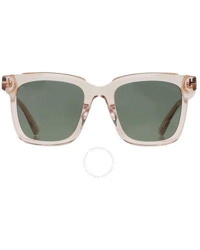 Tom Ford Square Sunglasses Ft0969-k 57n 55 - Gray