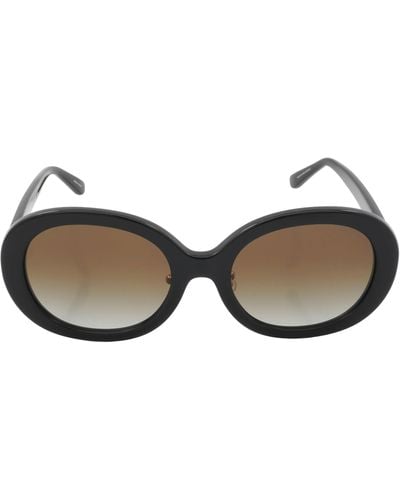 COACH Olive Gradient Oval Sunglasses - Brown