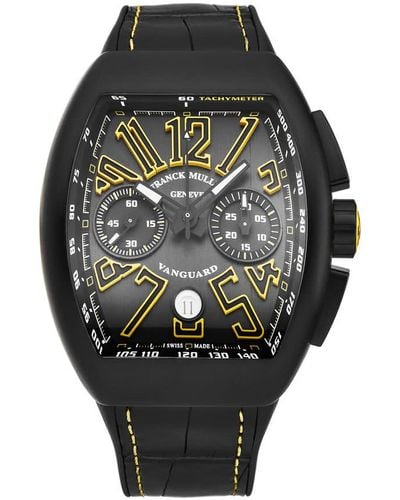Franck Muller Vanguard Chronograph Automatic Dial Watch - Black