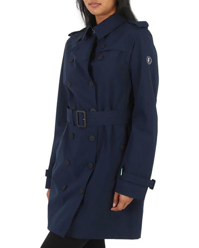 Save The Duck Audrey Trench Jacket - Blue