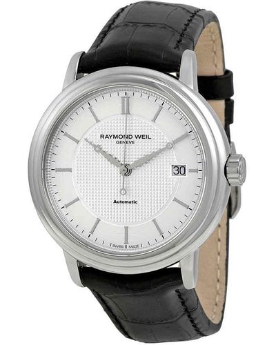 Raymond Weil Maestro Automatic Black Dial Watch -00208 - Metallic