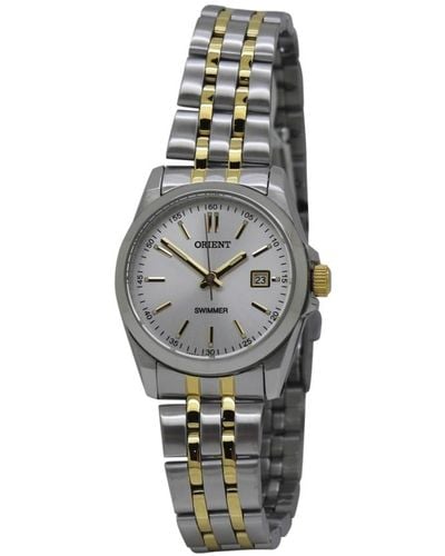 Orient Swimmer Quartz Silver Dial Watch - Gray
