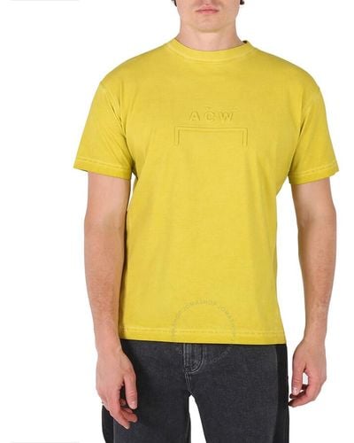 A_COLD_WALL* Dissolve Dye Cotton T-shirt - Yellow