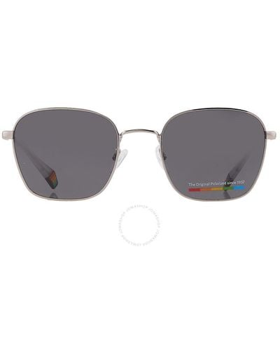 Polaroid Polarized Grey Square Sunglasses Pld 6170/s 06lb/m9 53