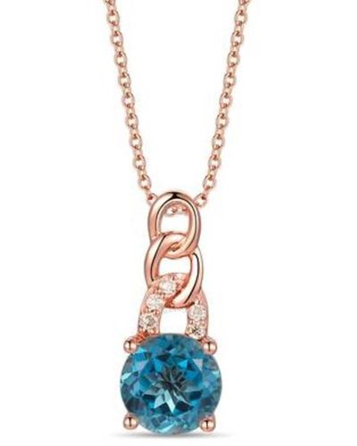 Le Vian Nude Diamond Necklaces Set - Blue