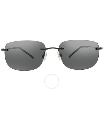 Maui Jim Ohai Neutral Gray Wrap Sunglasses