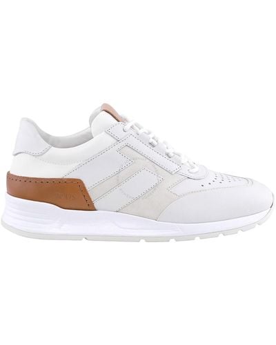 Tod's Low Top Leather Trainers - White