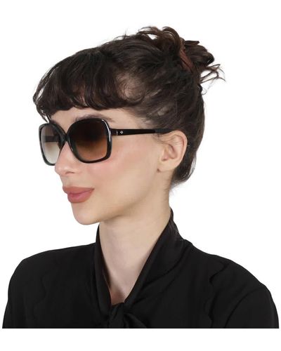 Kate Spade Brown Gradient Butterfly Sunglasses Darilynn/s 0x59/y6 58 - Black