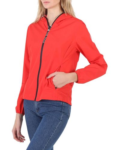Save The Duck Astrea Hooded Rain Jacket - Red