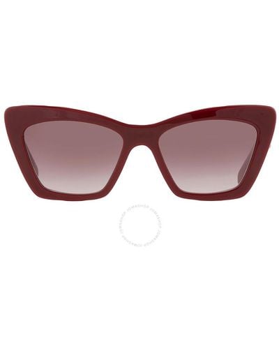 Ferragamo Gradient Cat Eye Sunglasses Sf1081se 603 55 - Red