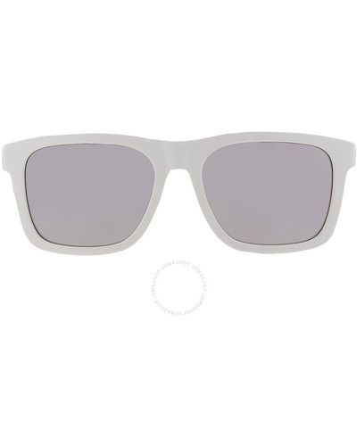 Moncler Glancer Green Square Sunglasses Ml0192-f 01v 55 in Blue 