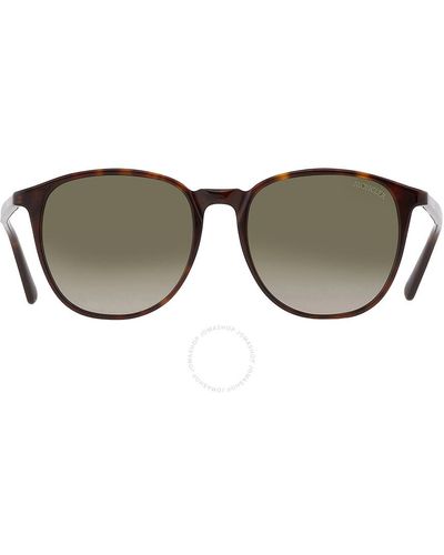 Moncler Polarized Grey Gradient Round Sunglasses Ml0189-f 56r 54 - Brown