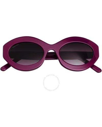 Bertha Pink Oval Sunglasses - Purple