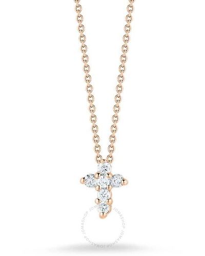 Roberto Coin 18k Re Gold Tiny Treasures Diamond Baby Crs Pendant - Metallic