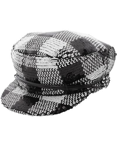 Maison Michel New Abby Damier Sequin Hat - Multicolour