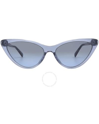 Michael Kors Mk2195u Harbour Island Cat Eye-frame Acetate Sunglasses - Blue