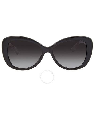 Michael Kors Positano Gradient Butterfly Sunglasses Mk2120 30058g 56 - Black