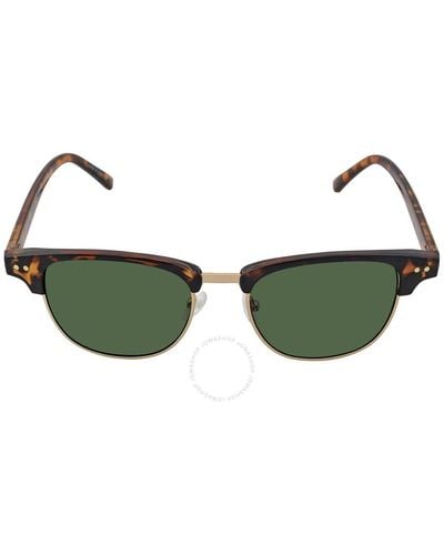 Calvin Klein Grey Square Sunglasses - Green