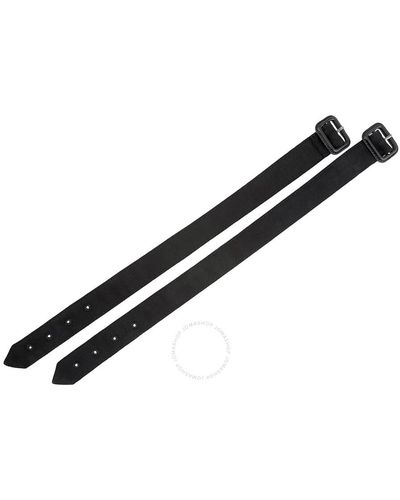 Burberry Adjustable Buckle Cuffstrap Set - Black