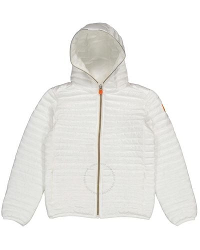 Save The Duck Girls Off Lola Hooded Puffer Jacket - White