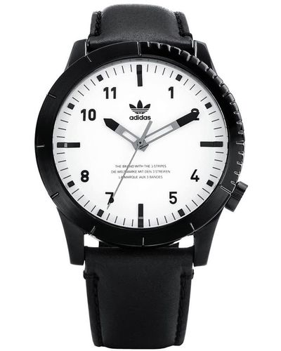 adidas Cypher Lx1 Quartz White Dial Watch -005 - Black