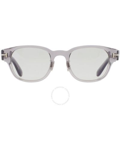 Tom Ford Light Oval Sunglasses Ft1041-d 20a 48 - Grey