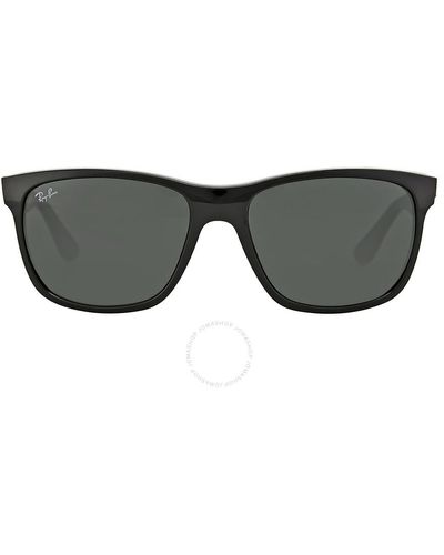 Ray-Ban Green Classic Square Sunglasses Rb4181 601 57 - Grey
