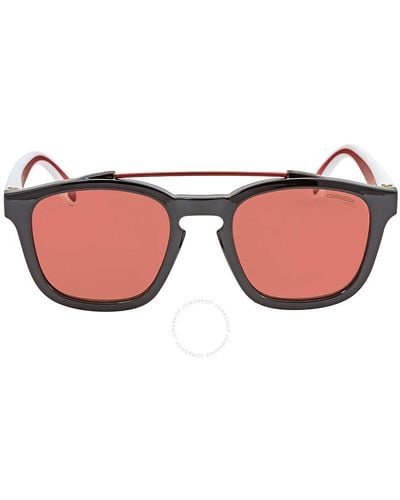 Carrera Burgundy Square Sunglasses 1011/s 0807/4s 52 - Pink