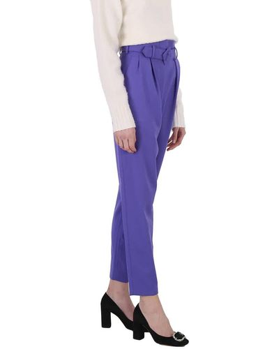 Moschino Straight Leg Trousers - Purple