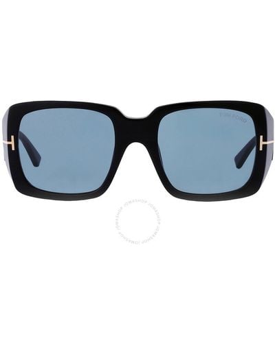 Tom Ford Ryder Blue Sport Sunglasses Ft1035 01v 51