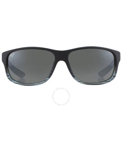 Maui Jim Kaiwi Channel Nuetral Grey Wrap Sunglasses 840-11d 62