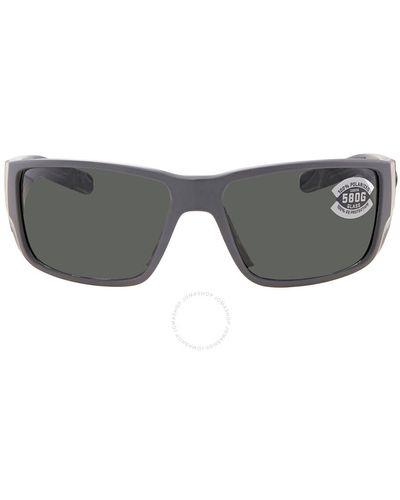 Costa Del Mar Cta Del Mar Blackfin Pro Gray Polarized Gray Sunglasses