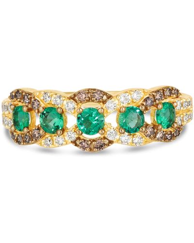 Le Vian Costa Smeralda Emeralds Ring Set - Green