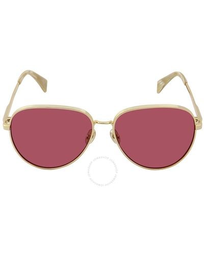 Lanvin Wine Pilot Sunglasses - Pink