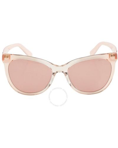 Moschino Cat Eye Sunglasses Mol039/s 0y5v/4s 56 - Pink