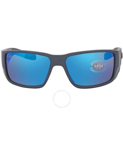 Costa Del Mar Blackfin Pro Blue Mirror Polarized Glass Sunglasses 6s9078 907807 60