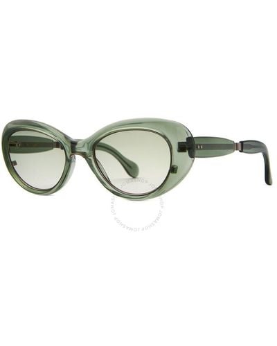 Mr. Leight Selma S Rain Gradient Cat Eye Sunglasses Ml2023 Eu/raig 50 - Green