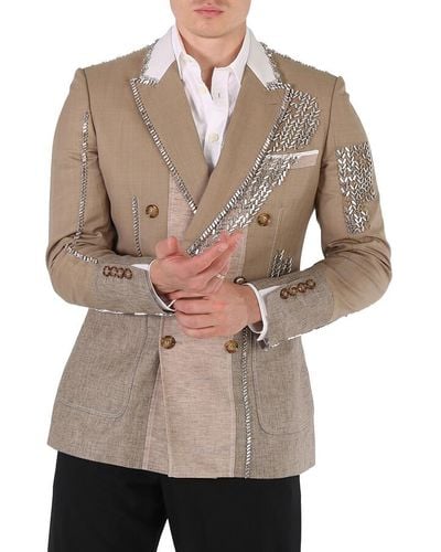 Mens store burberry blazer