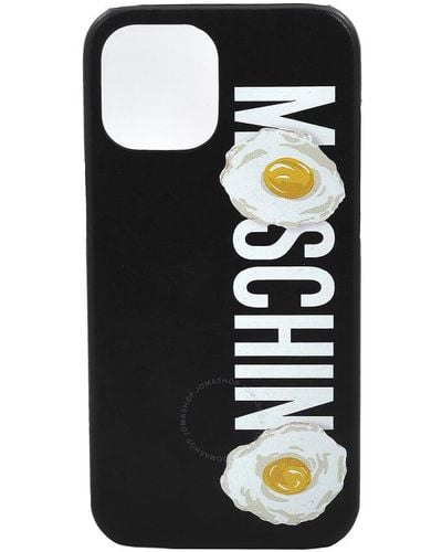 Moschino Iphone 12 Pro Max Case - Black