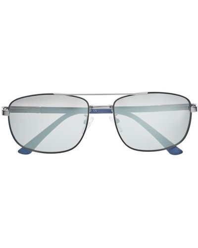 Breed Gunmetal Rectangular Sunglasses - Gray