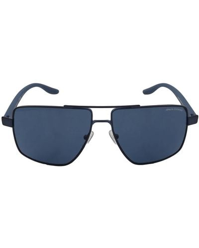 Armani Exchange Gradient Pilot Sunglasses - Blue