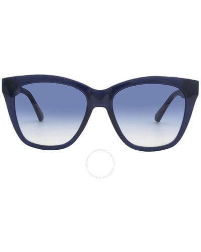 Calvin Klein Gradient Square Sunglasses Ckj22608s 400 54 - Blue