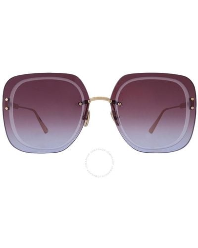 Dior Ultra Purple Gradient Square Sunglasses Cd40031u 10t 65